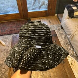 Black and White Polka Dot Women's Hat